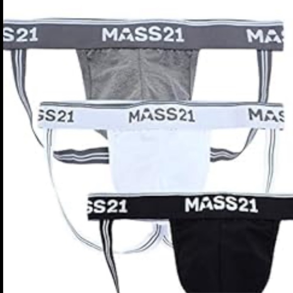 MASS21 White Jock Strap XXL Athletic Support NWT